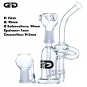 Grace Glass Saxo Bubbler Recycler