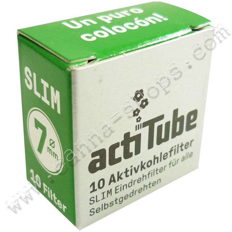  Actitube Charcoal Filter Slim 7mm (10 Stuks)